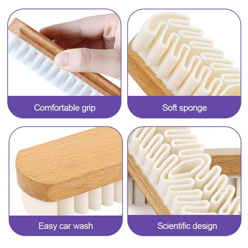 Marcella – Suède Rubber Brush Schoenborstel voor Sneakers en Laarzen