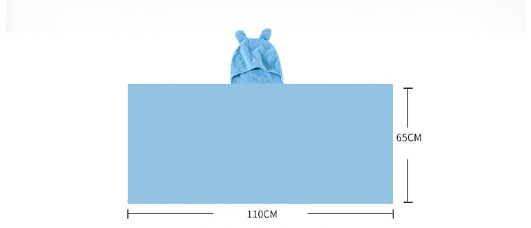 Mirabelle – Hooded Badhanddoek voor Baby's van Katoen