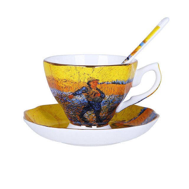 Marcella – Luxe Koffiekopje van Bone China