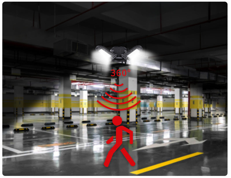 Aurelia – Verstelbare Garage Lamp met Radar en Hoge Intensiteit