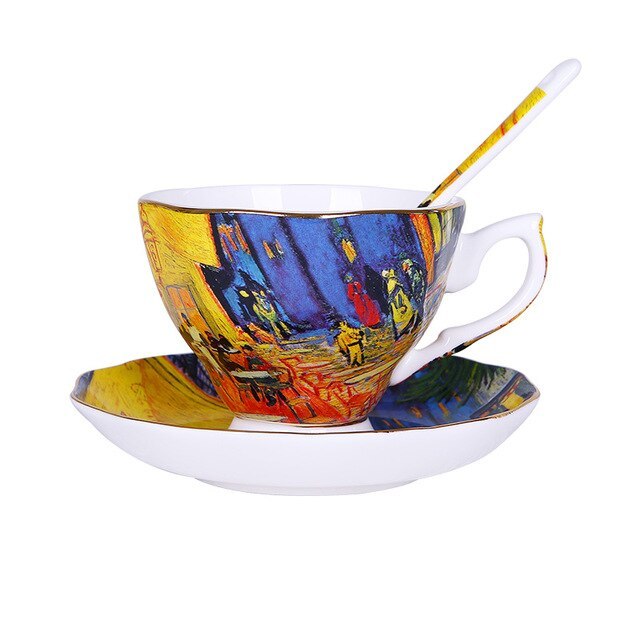 Marcella – Luxe Koffiekopje van Bone China