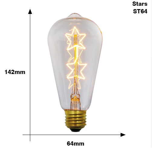 Lysandra – Retro Edison G95 G125 Glühlampe met Filament