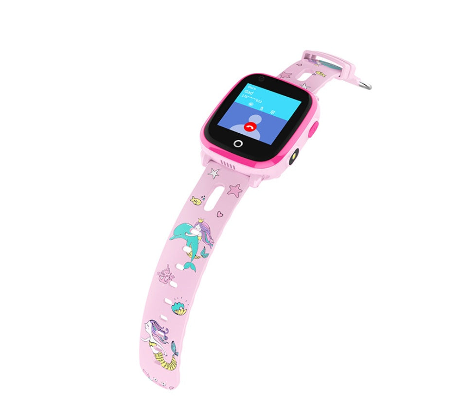 4G GPS Kinder Smartwatch – Waterdicht Touchscreen met SOS, WiFi, Camera & Locatie – DF33Z voor Android & iOS