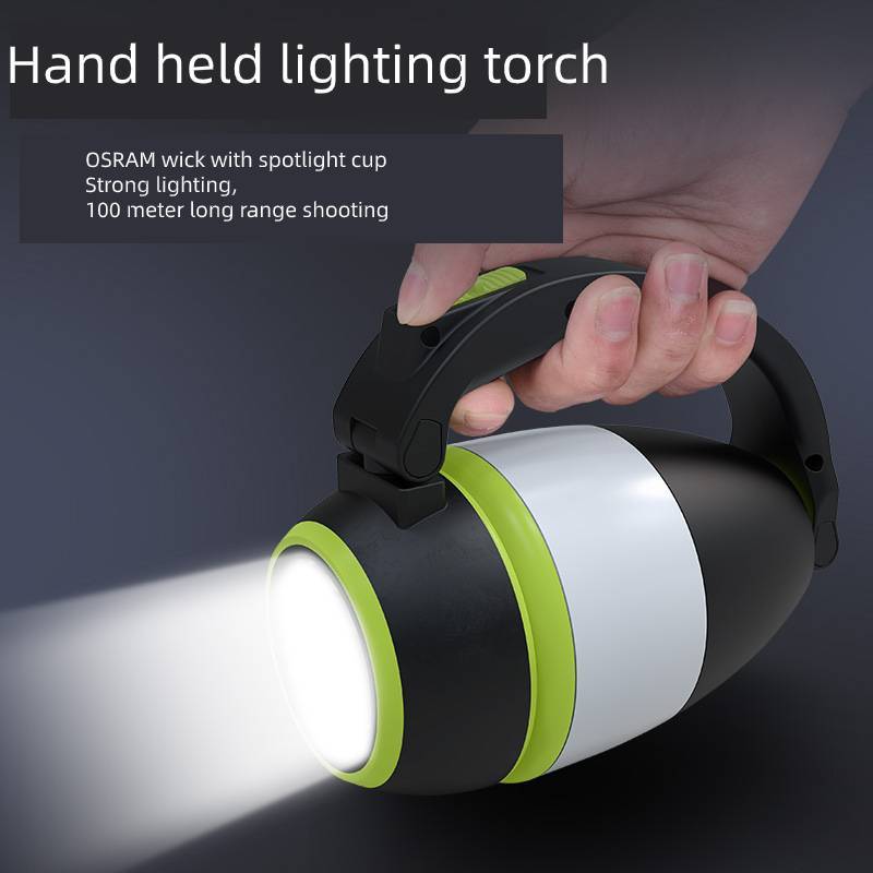 Leontine – 3-in-1 Multifunctionele Tafellamp met LED Tentlamp en Oplaadbare Noodlamp