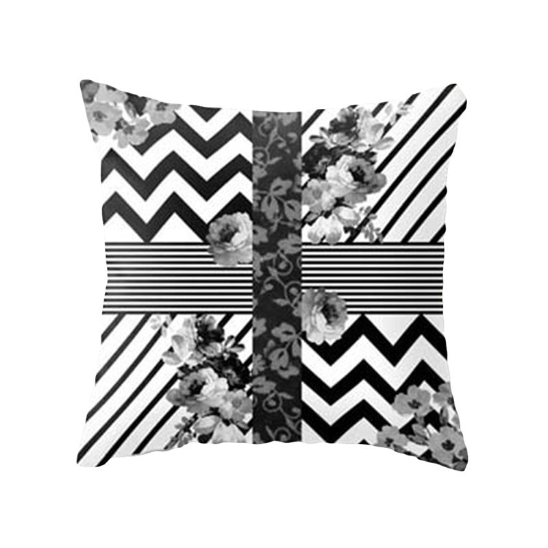 Valencia – Decoratieve Kussenhoes met Geometrisch Abstract Patroon