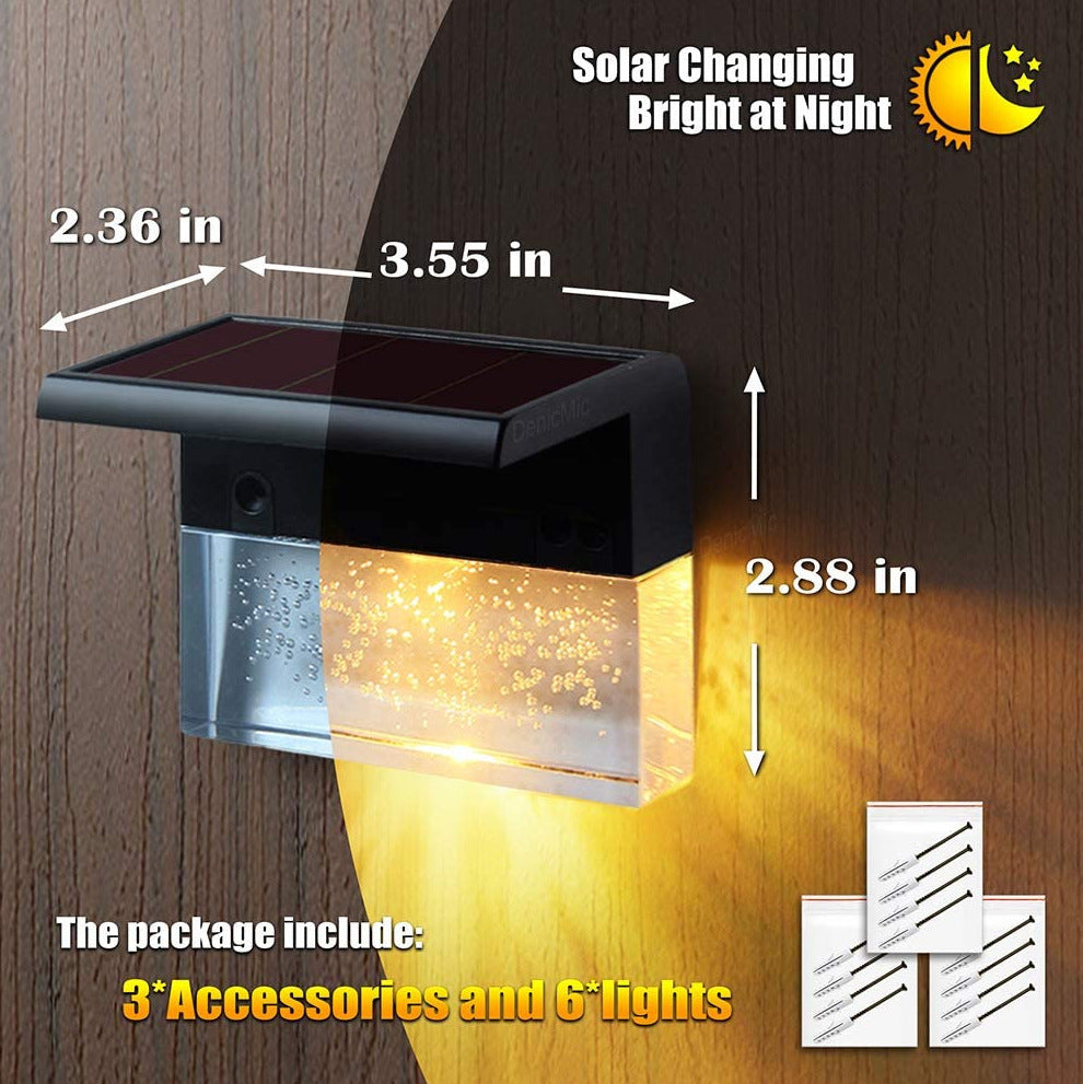 Ophelia – Waterdichte RGB LED Solar Stapverlichting