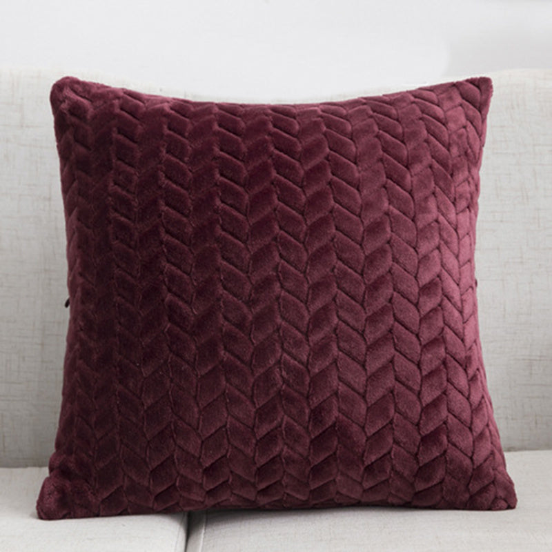 Benedict – Flanellen Effen Kleur Kussenhoes Nordic Stijl Eenvoudige Stijl