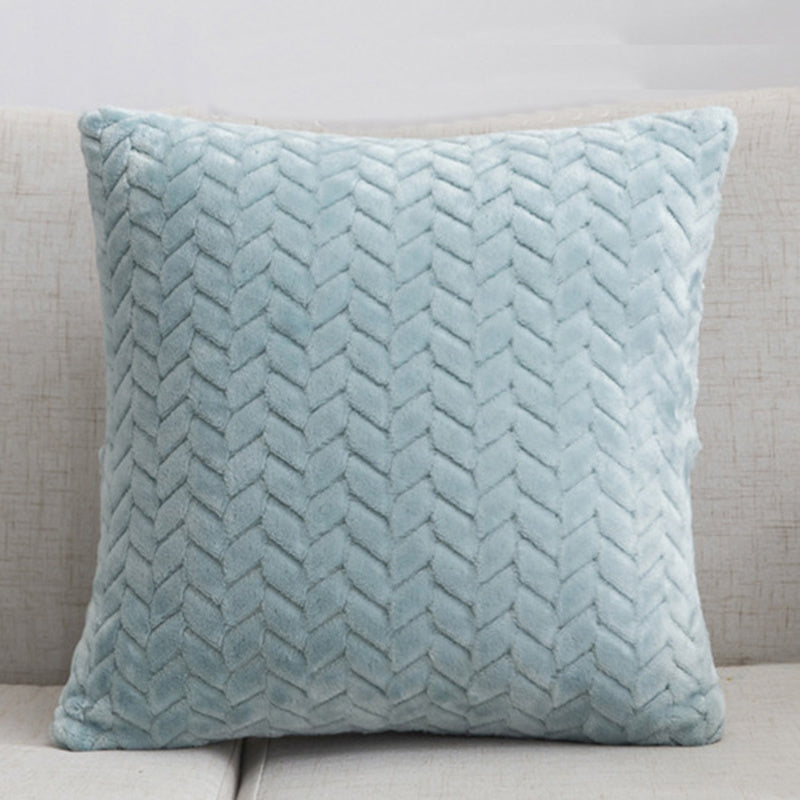 Benedict – Flanellen Effen Kleur Kussenhoes Nordic Stijl Eenvoudige Stijl