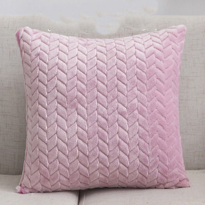 Benedict – Flanellen Effen Kleur Kussenhoes Nordic Stijl Eenvoudige Stijl