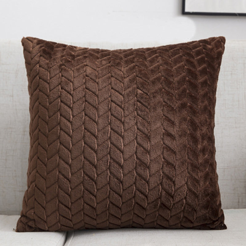Benedict – Flanellen Effen Kleur Kussenhoes Nordic Stijl Eenvoudige Stijl