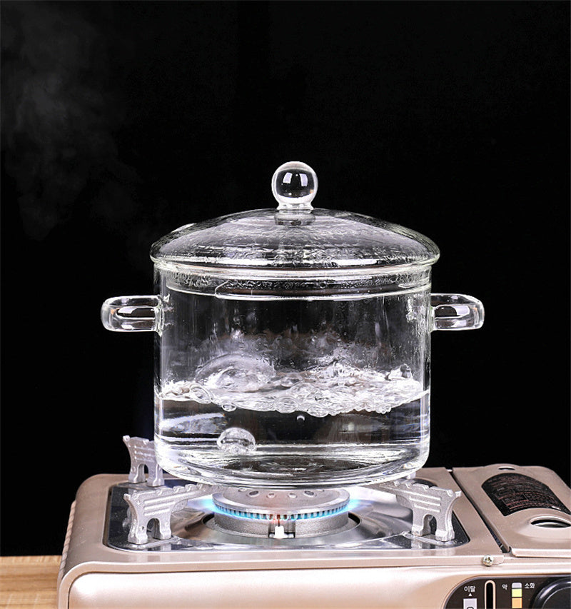 Florian – Transparante Mini Soeppan van Hoog Borosilicaatglas