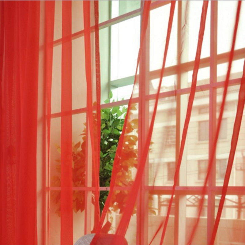 Elowen – Eenvoudige Tulle Gordijnen voor de Woonkamer Transparante Tulle Gordijnen voor de Slaapkamer
