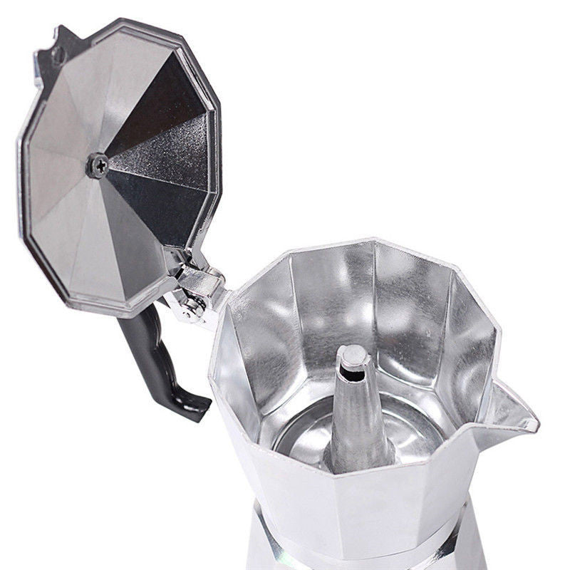 Lucian – Octagonale Koffiepot van Voedselgrade Aluminium