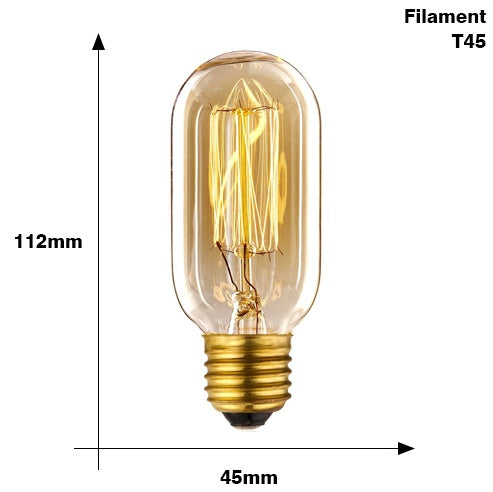 Lysandra – Retro Edison G95 G125 Glühlampe met Filament