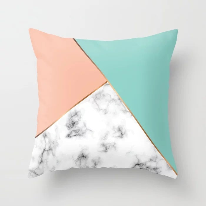 Valencia – Decoratieve Kussenhoes met Geometrisch Abstract Patroon