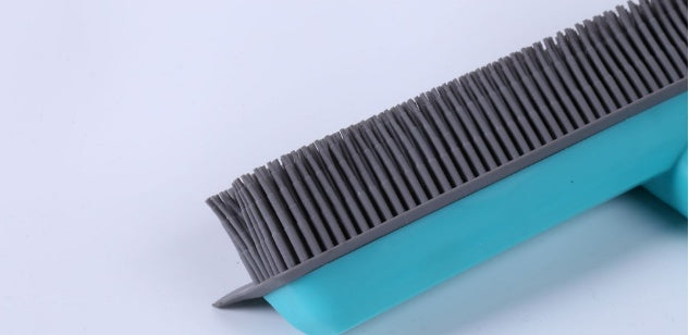 Octavian – Extra Lange Handgreep Rubber Harenveger voor Huisdier Honden- en Kattenhaar