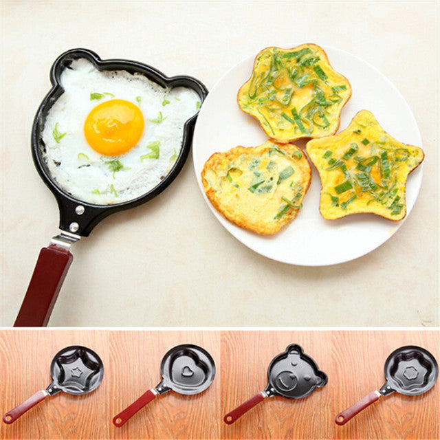 Coraline – Mini Pannenkoekenmaker met Cartoon Beer en Stervormige Mallen voor Kinderen