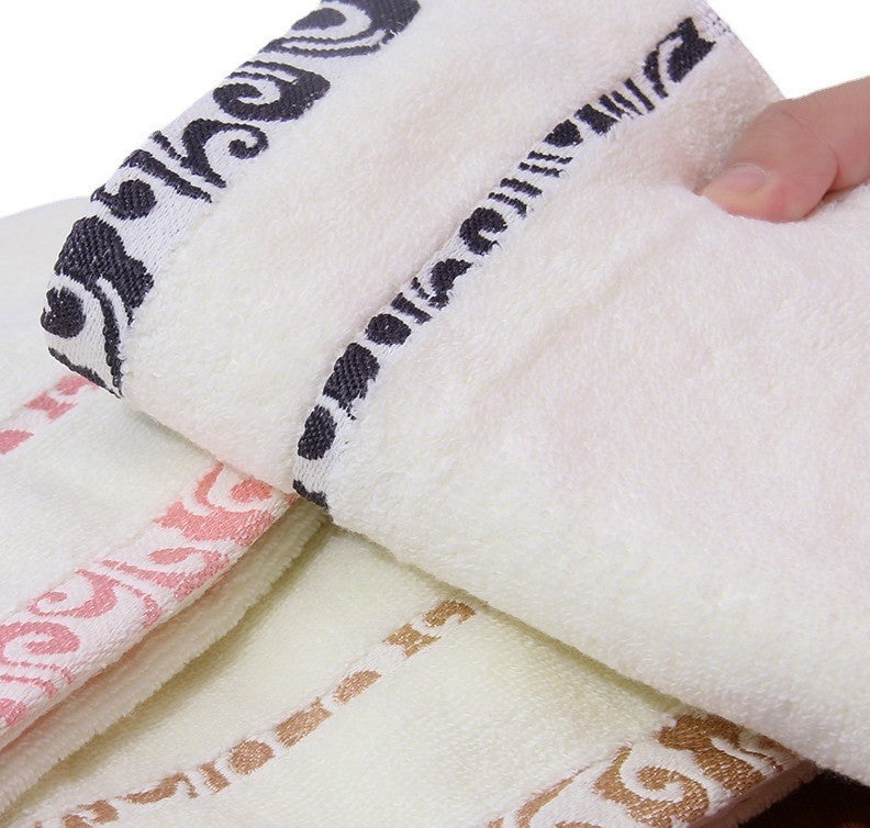 Aurelia – Luxe Gezichtsdoek van Hoogwaardige Katoen Jacquard zonder Krep