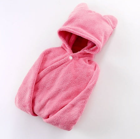 Mirabelle – Hooded Badhanddoek voor Baby's van Katoen