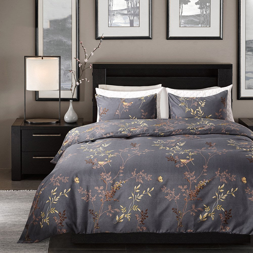 Alistair – Luxe Duvet Dekbedovertrek Set van Drie Stukken