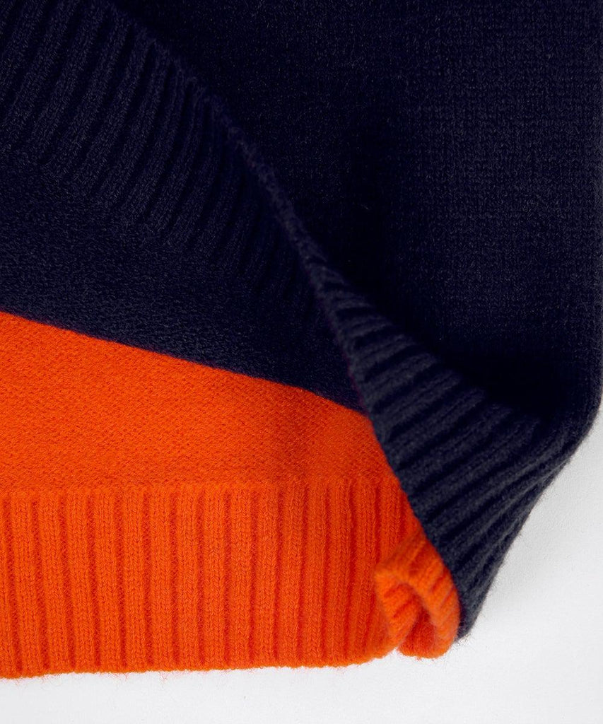 Women's Modern Urban Striped Pullover Sweater - Slim Fit, Graphic Colorblock Style