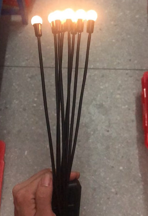 Zonne-Tuinverlichting Vuurvliegjes – 6 t/m 10 Lampjes | Warm Wit of Multikleur | Sfeerverlichting voor Buiten met Bewegende Effecten