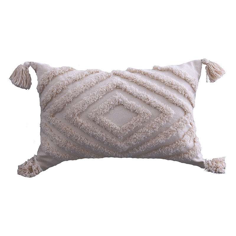 Orion – Tufted Kussenhoes van Katoen en Linnen