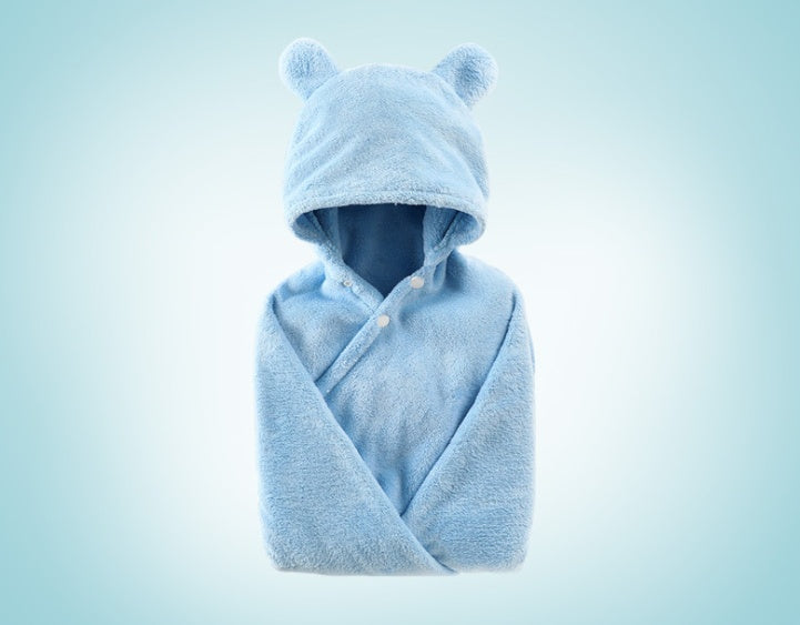 Mirabelle – Hooded Badhanddoek voor Baby's van Katoen