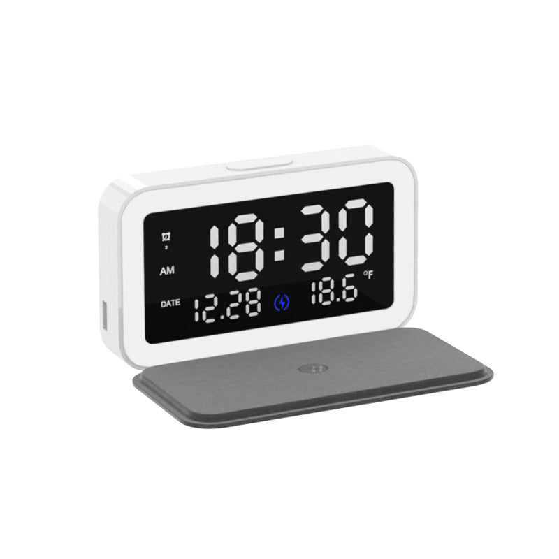 Iris – Draadloze Oplaadklok met Digitale Thermometer en Nachtlampje
