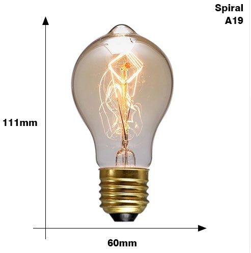 Lysandra – Retro Edison G95 G125 Glühlampe met Filament