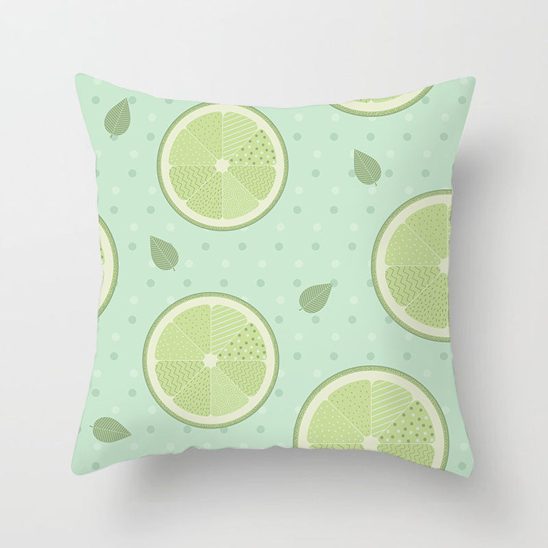 Meadow – Kussenhoes voor de woonkamer met fruitprint