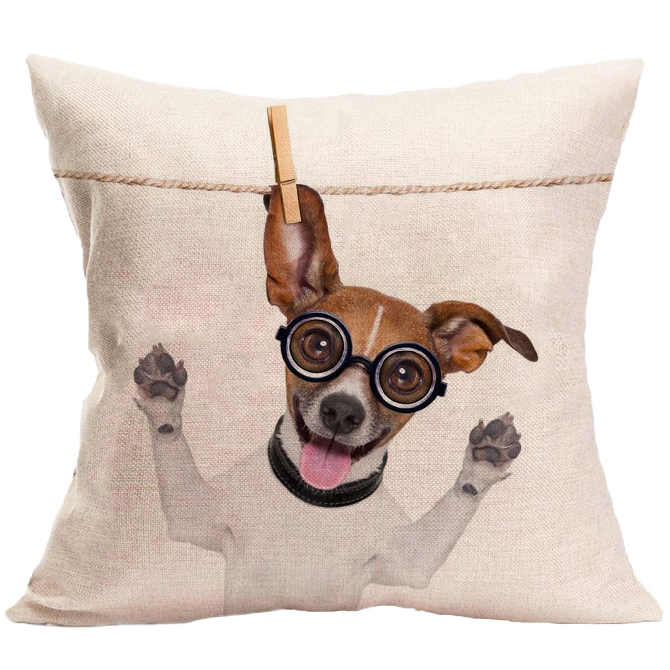 Juliette – Decoratieve Kussenhoes met Dierenpatroon