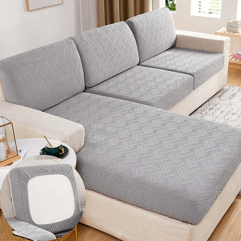 Isolde – Stretch Sofa Cover in Effen Kleur