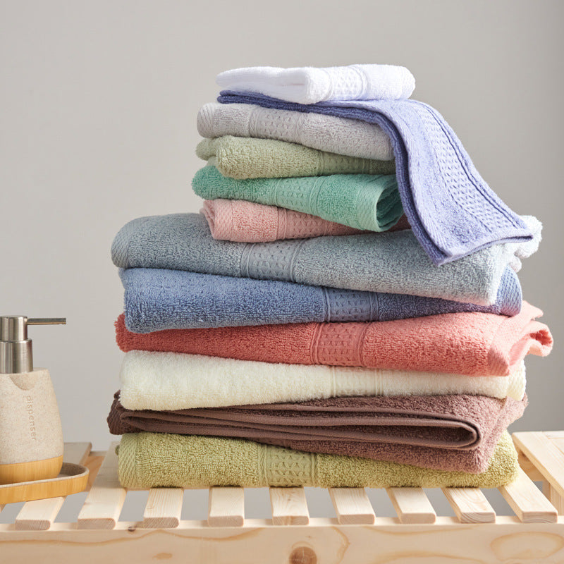 Odette – Minimalistische Stijl Vierkante Handdoek Set van 100% Katoen