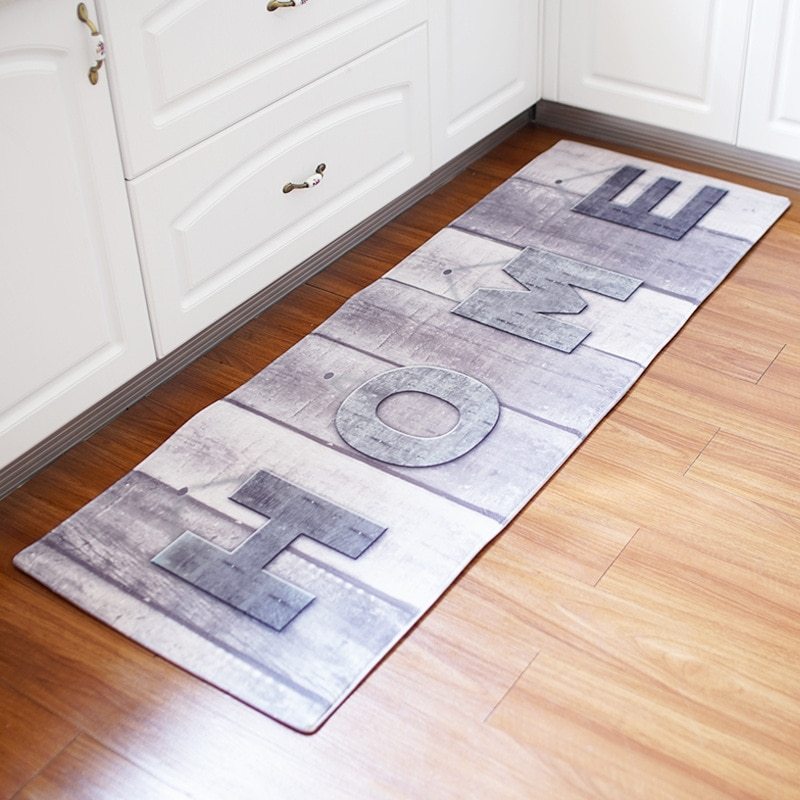 Alaric – Geprinte lange vloer mat voor badkamer en keuken
