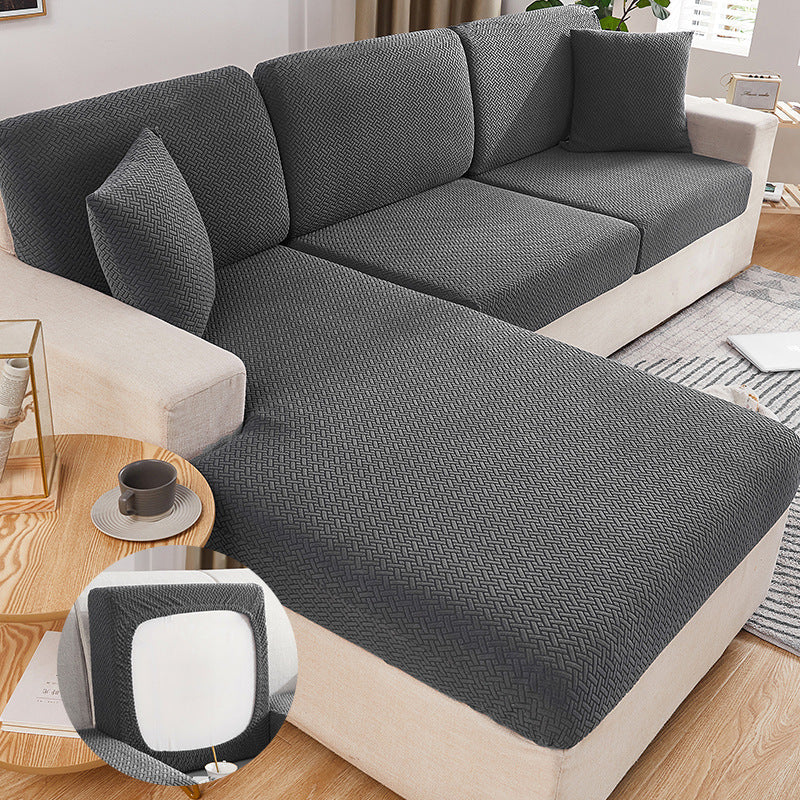 Isolde – Stretch Sofa Cover in Effen Kleur