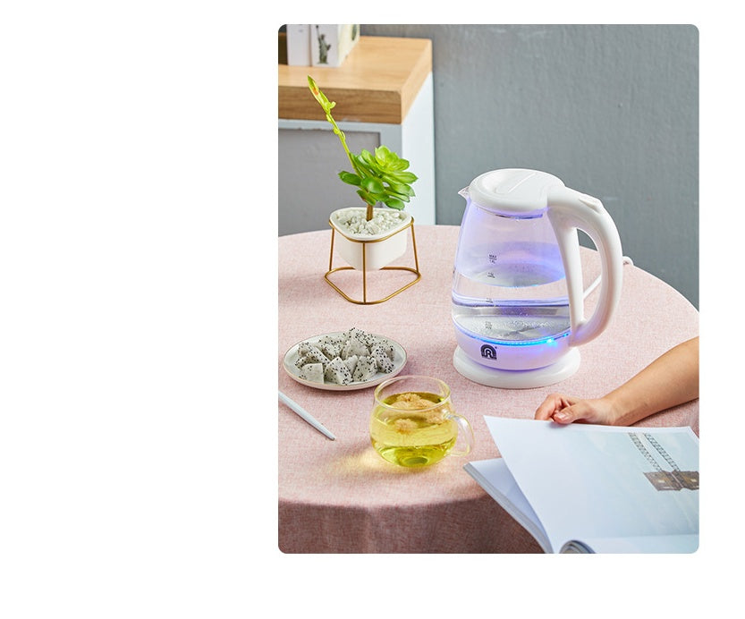 Vivienne – Transparante Glazen Elektrische Waterkoker met Automatische Uitschakeling
