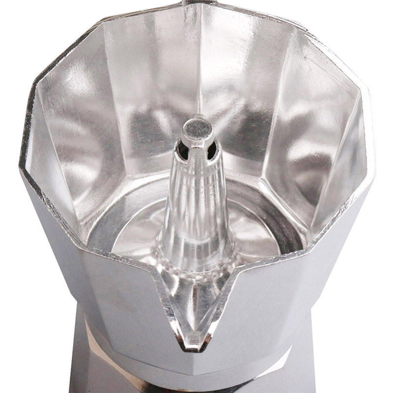 Lucian – Octagonale Koffiepot van Voedselgrade Aluminium