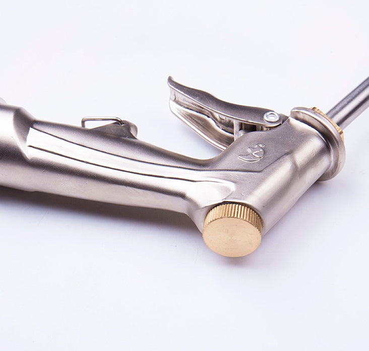 Krachtige Hogedruk Waterpistool – Metalen Spuitmond met Instelbare Waterstroom & Snelkoppeling