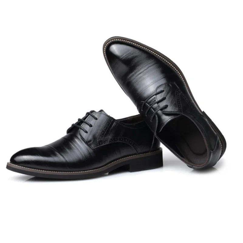 Men's Classic Oxford Dress Shoes for Formal and Business Wear