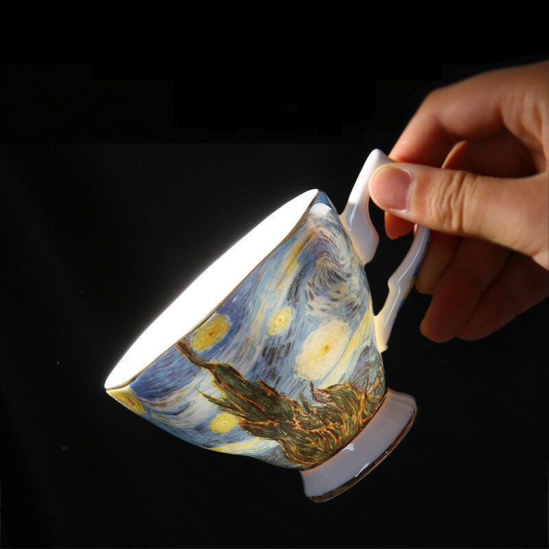 Marcella – Luxe Koffiekopje van Bone China