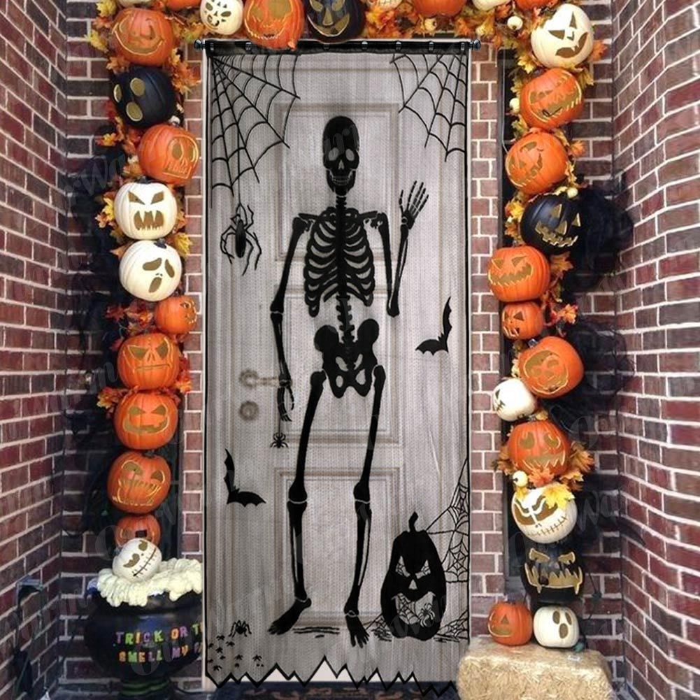 Anneliese – Halloween Patroon Gordijn