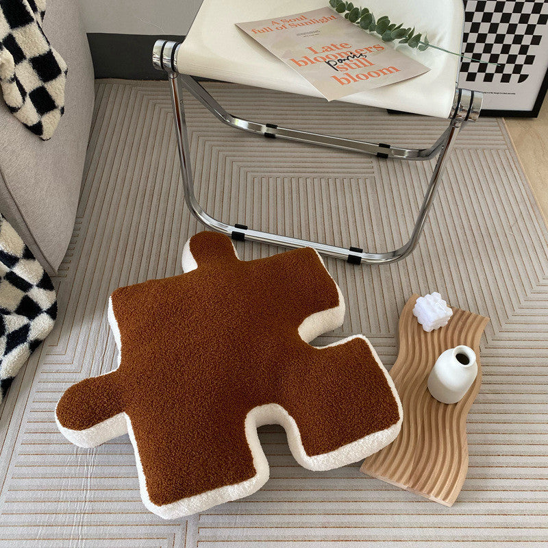 Cassian – Creatief Puzzlevormig Kussen voor Woonkamerdecoratie