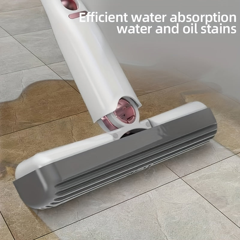 Theodosia – Draagbare Zelfknijper Mini Mop, Sterk Absorberende Mop voor Handenwasvrije Reiniging