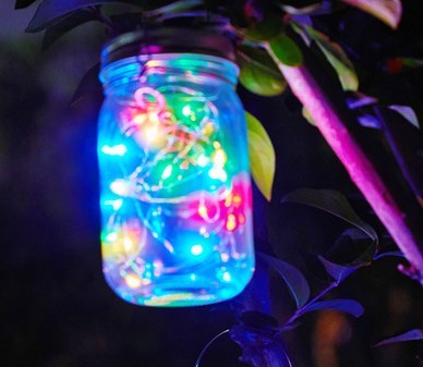 Nova – Solar Mason Jar Lichten Decoratie Buiten Hangende Lichten