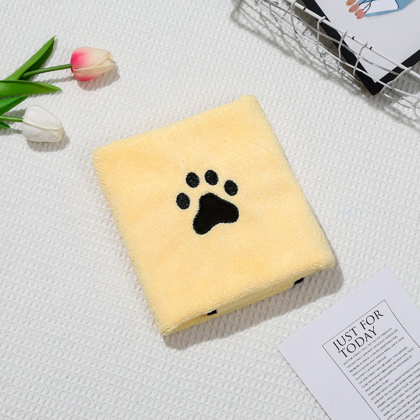 Serenity – Sneldrogende Badhanddoek van Zacht Absorberend Koraal Fleece voor Huisdieren