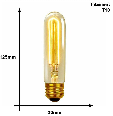 Lysandra – Retro Edison G95 G125 Glühlampe met Filament
