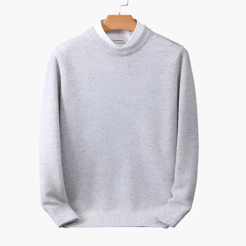 Men's Classic Crewneck Pullover Sweater – Elegant Everyday Style