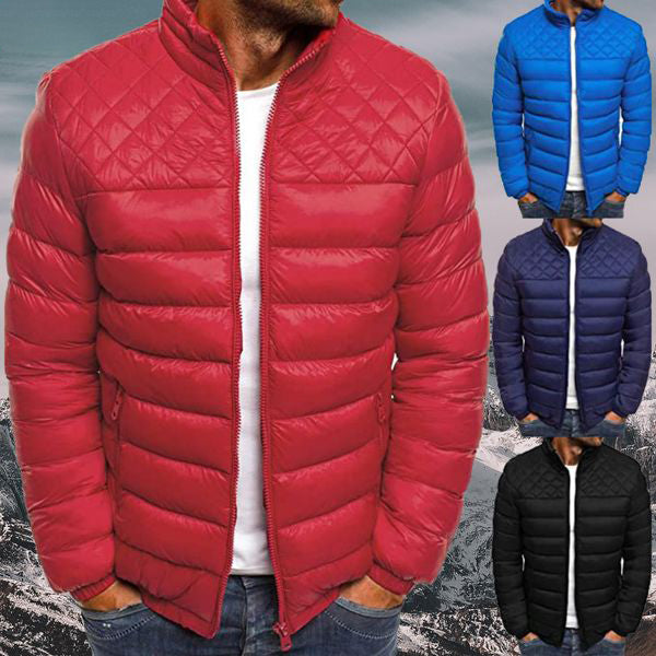 Men's Padded Outdoor Windproof and Waterproof Jacket – Stylish Everyday Weather Protection