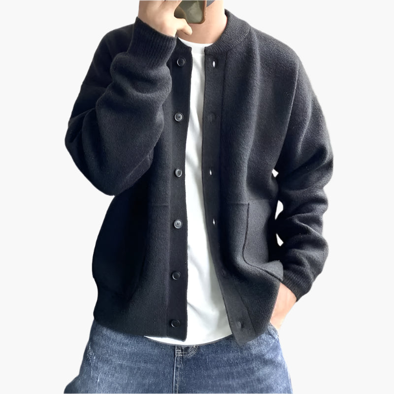Men's Casual Button-Down Cardigan for Everyday Style